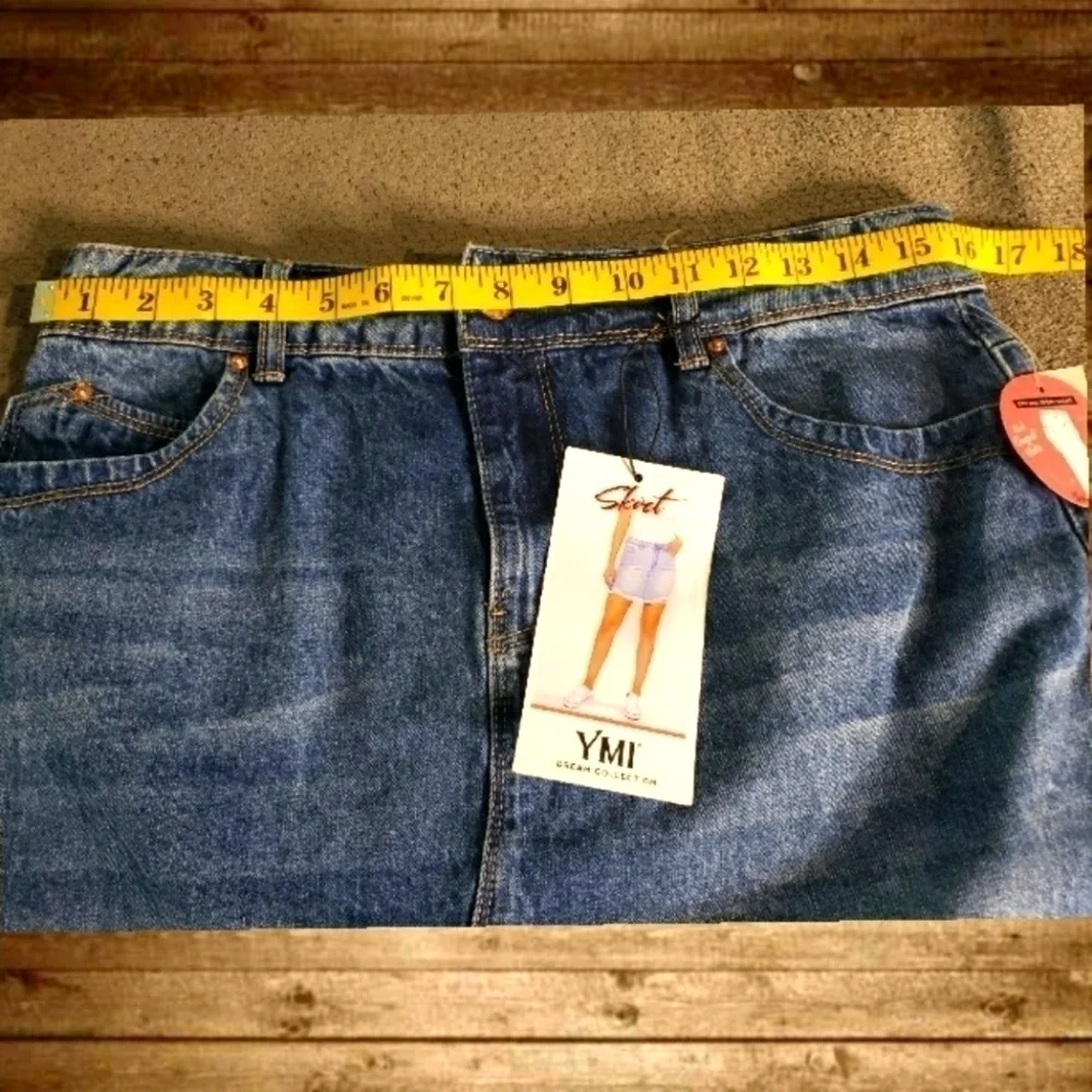 YMI Distress Mini Skirt